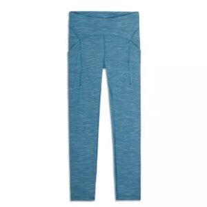 lululemon athletica 25” capture blue Leggings like new. NWOT